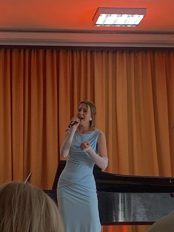 Classical vocal recital with piano at a Kyiv theater