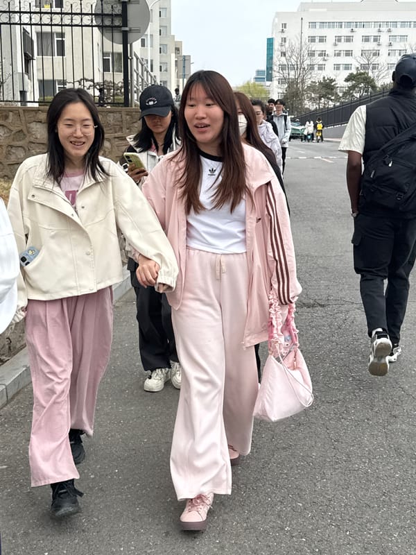 Early morning spring scenes documented in Zhongtun, China