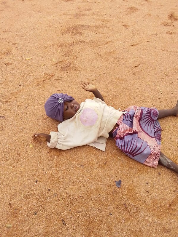 Daily life moments captured in Nigerian village community