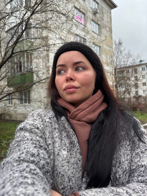 Portrait photograph captured in urban Izhevsk, Russia