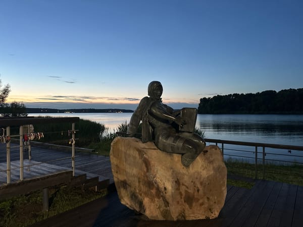 Twilight evening scenes around Lake Senezh, Solnechnogorsk