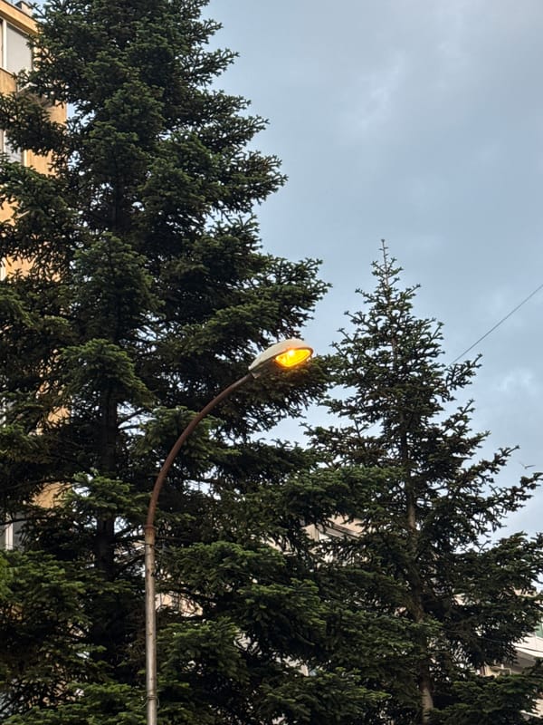 Ordinary street life documented in Burgas, Bulgaria during evening hours