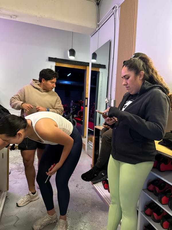 Early morning fitness activities observed at Puebla gym