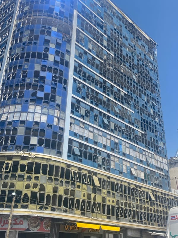 Damaged towers and infrastructure documented across Gaza City