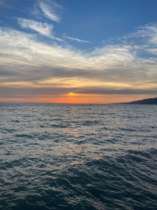 Golden hour at the pier: ocean sunset from multiple angles