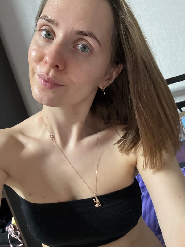 Woman takes selfie in Perm, Russia interior setting