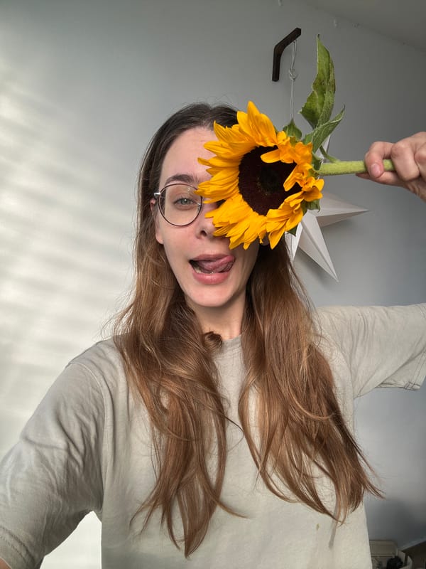 Sunflowers and Monstera plants in a laid-back Rishon LeZion afternoon