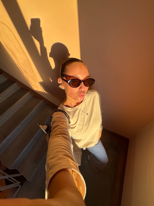 Golden hour in Chaikovsky: sunset skies and outdoor selfies