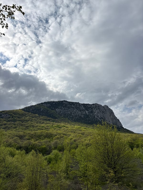 Mountain landscape documented in Ukraine