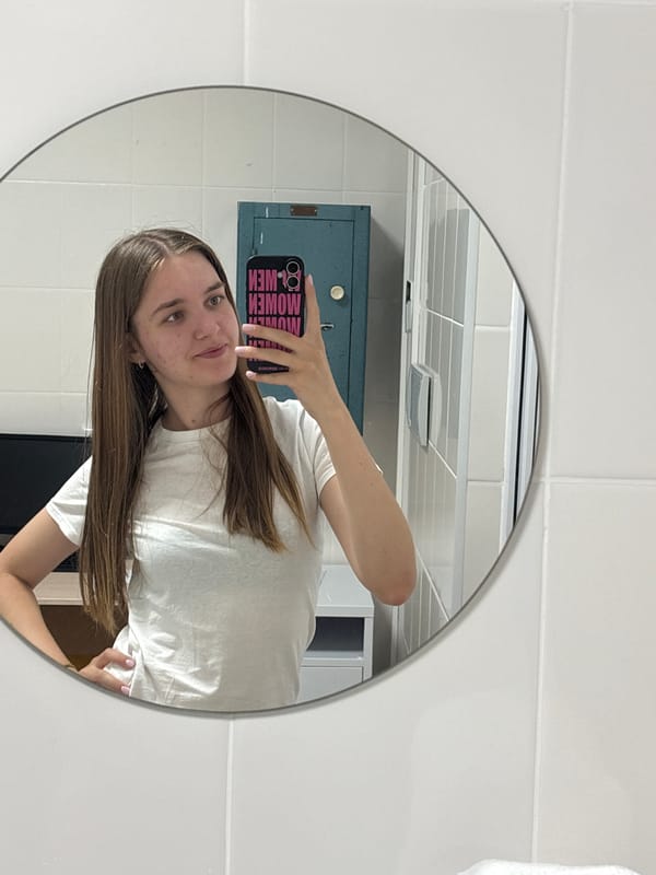 Woman documents medical appointment with selfies in Perm clinic