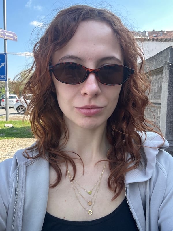 Woman in sunglasses spotted on Novi Sad street