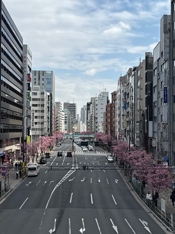 Early morning view captured of Shibuya's Miyamasuzaka street
