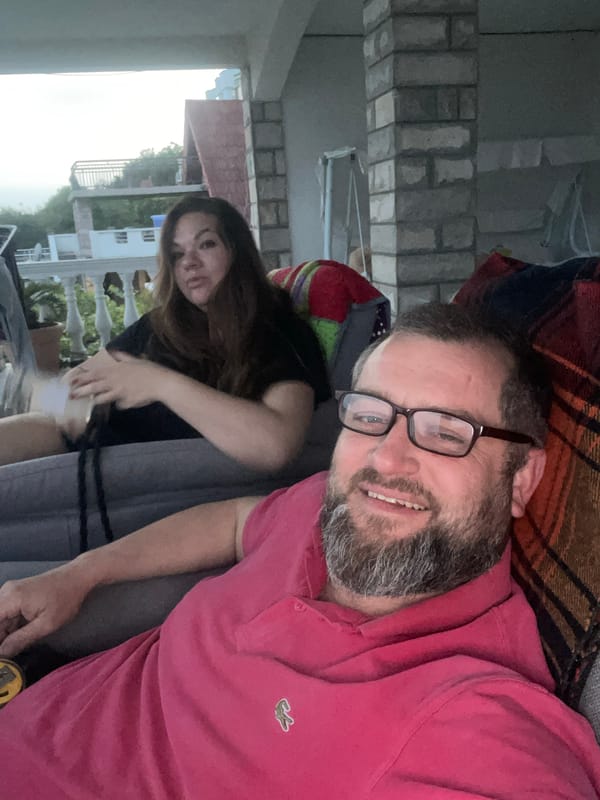 Evening life captured in Bijela with cruise ship views