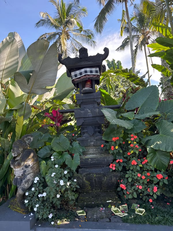 Traditional Balinese cultural sites documented in Rendang, Indonesia