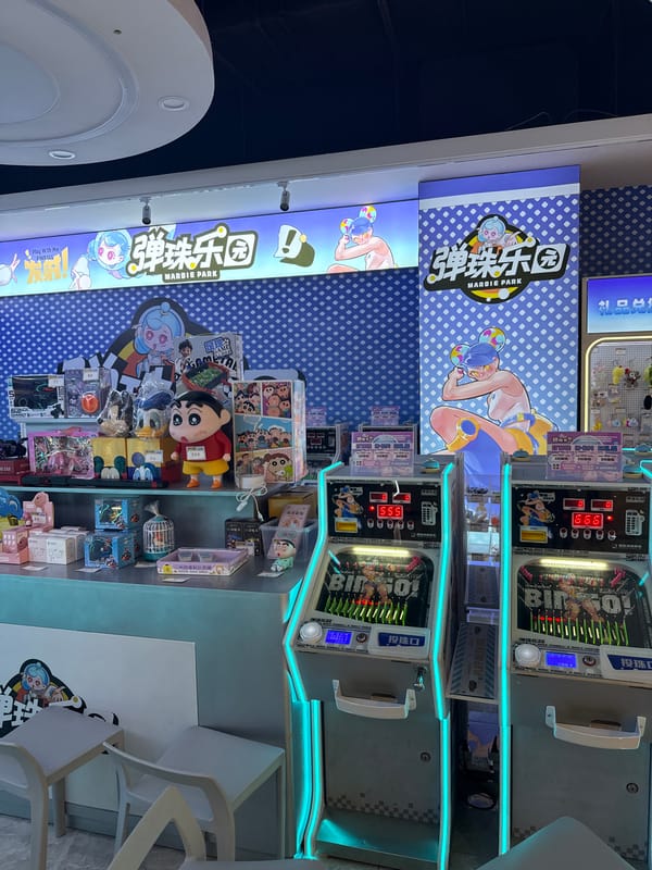 Morning mall crawl through a busy Huizhou entertainment complex