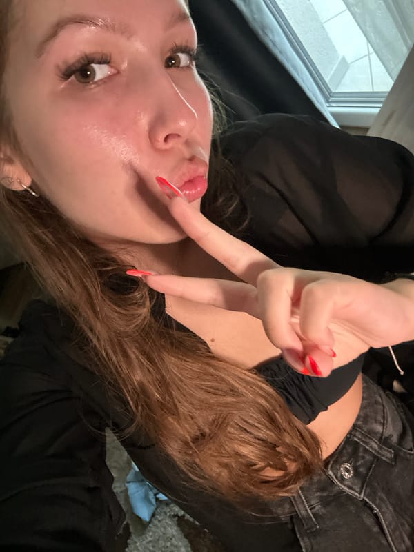 Close-up selfie moment in Varna, Bulgaria