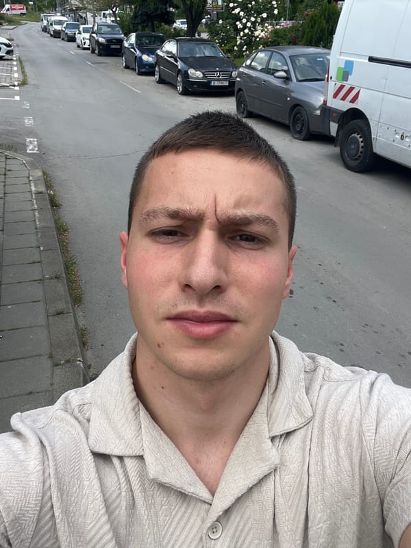 Man documents casual street walk through Varna, Bulgaria neighborhoods