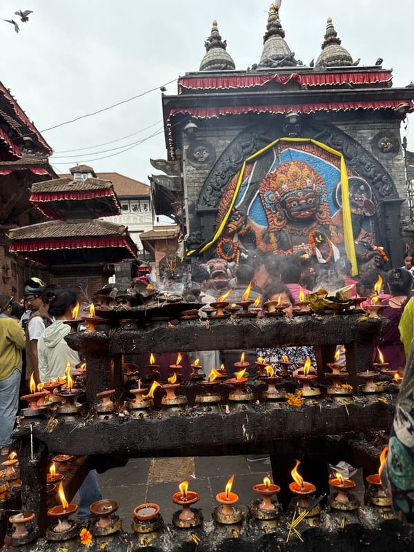 Oil lamp ceremony draws crowds to Kathmandu's Hanuman Dhoka Square