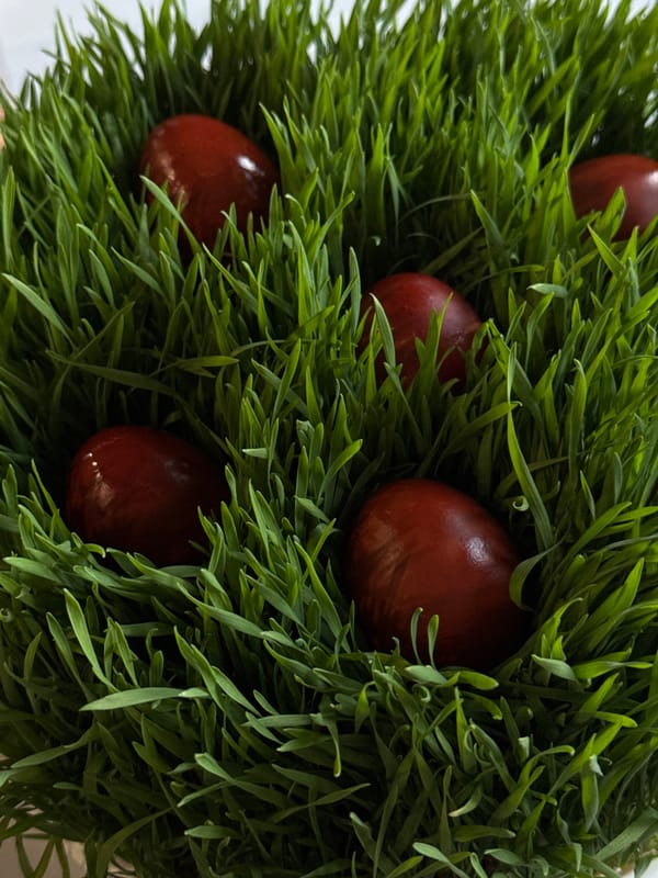 Easter food preparations documented in Armenian village