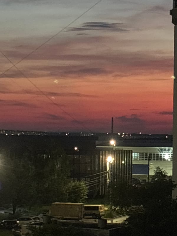 Resident Documents Quiet Evening Life in Saratov, Russia
