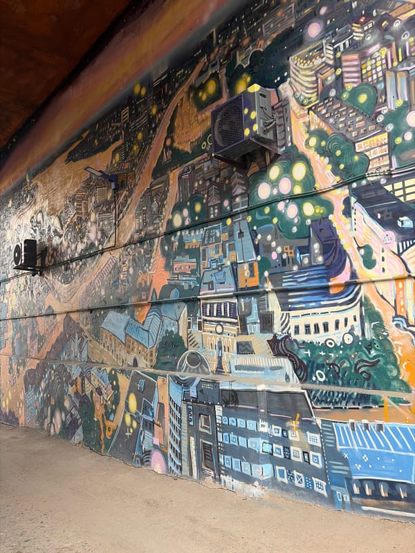 Street art and commercial scenes documented in Izhevsk, Russia