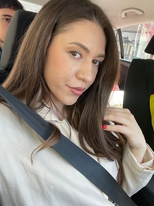 Woman's afternoon car journey documented through Varna, Bulgaria