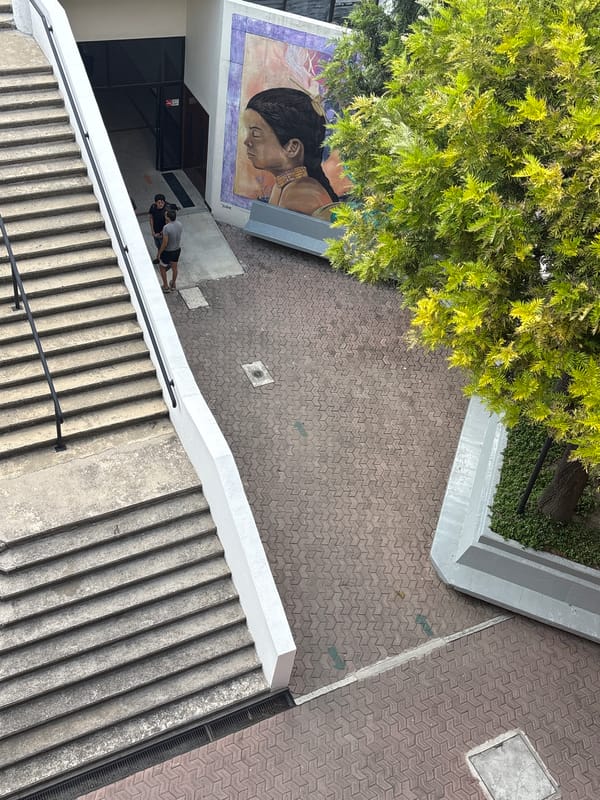 Campus life documented across San Andrés Cholula educational facility