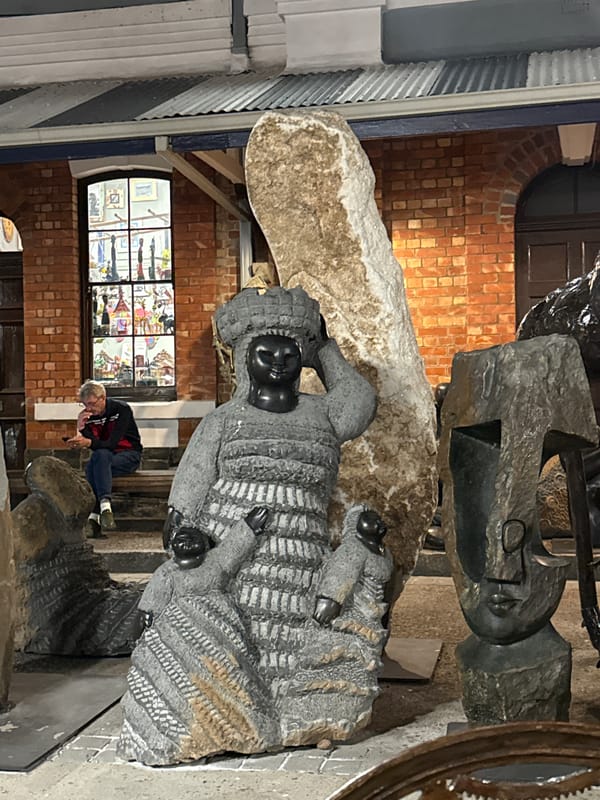 Cape Town sculpture exhibition draws visitors to illuminated cultural district