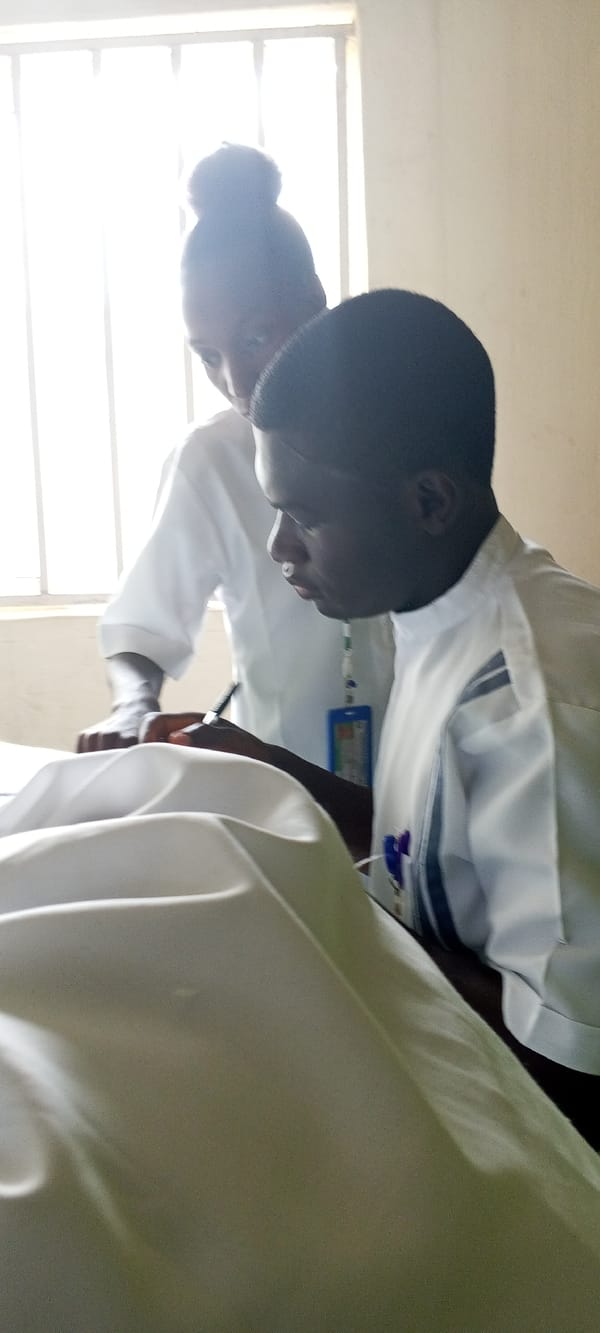 Medical students attend classes and study sessions in Keffi
