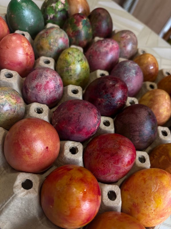 Easter egg preparation documented in Bulgarian village
