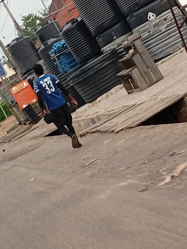 Morning street life documented in Adankolo, Nigeria