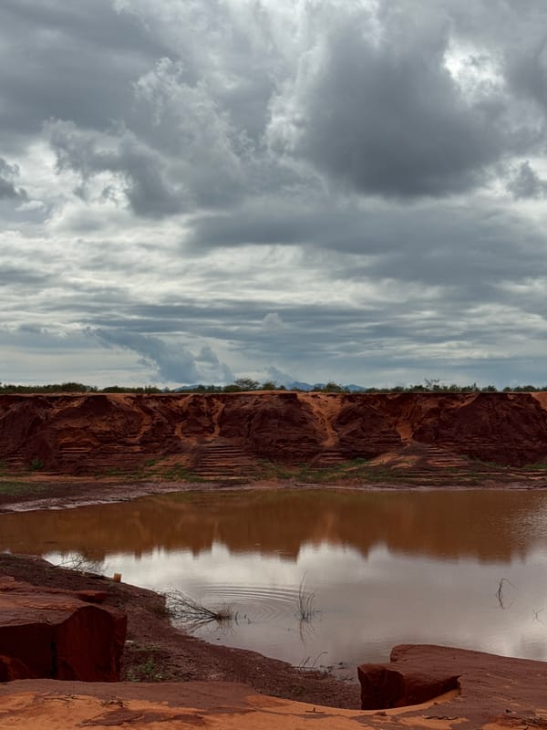 Tourist explores Mui Ne's iconic red sand dunes landscape