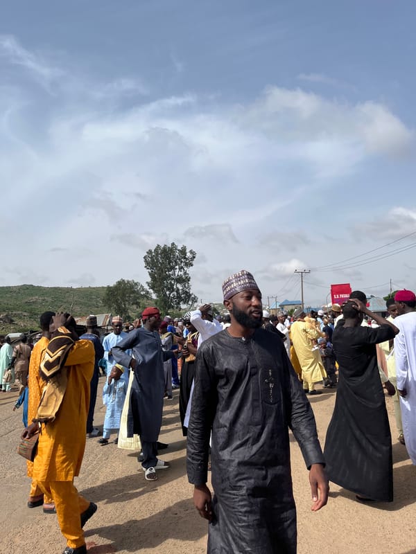 Large religious gathering with prayer observed in Jos Nigeria