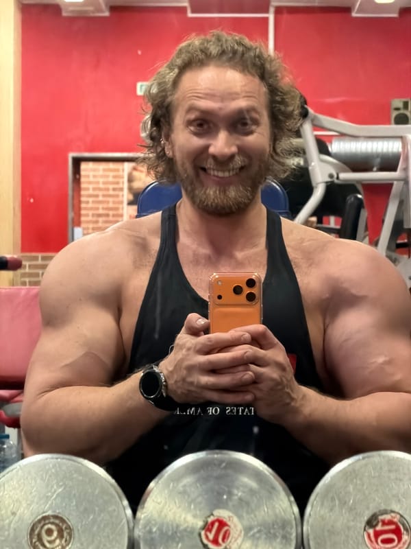 Evening workout sessions documented at Viking Gym, Saint Petersburg