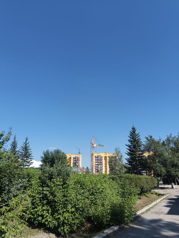 Street scenes and landmarks around Shchuchinsk, Kazakhstan