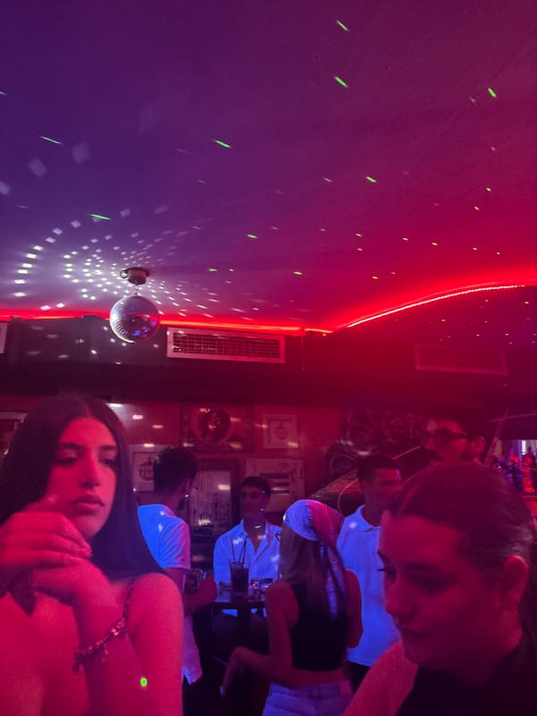 Inside a crowded Novi Sad club, late Saturday night