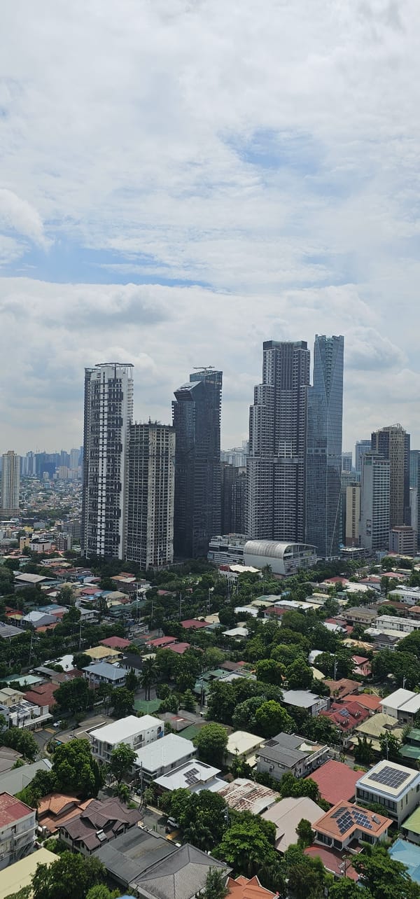 Makati from above: skyline, cemeteries, and urban churches