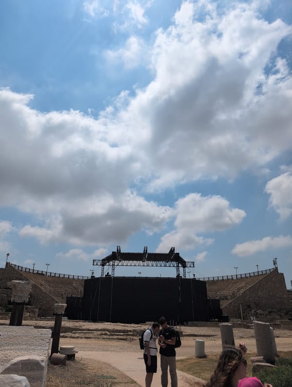 Ancient sarcophagus and stage structure spotted in Hof HaCarmel