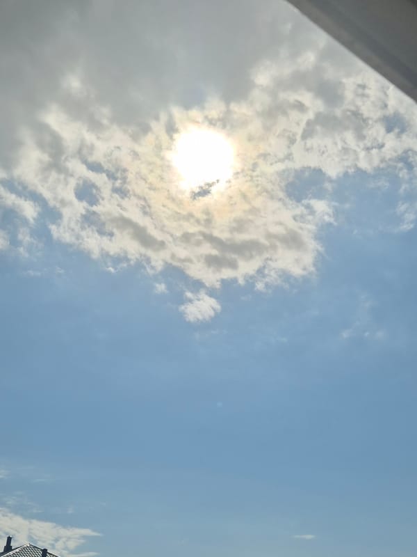 Morning scenes in Kokshetau: cloudy skies and chocolate snack