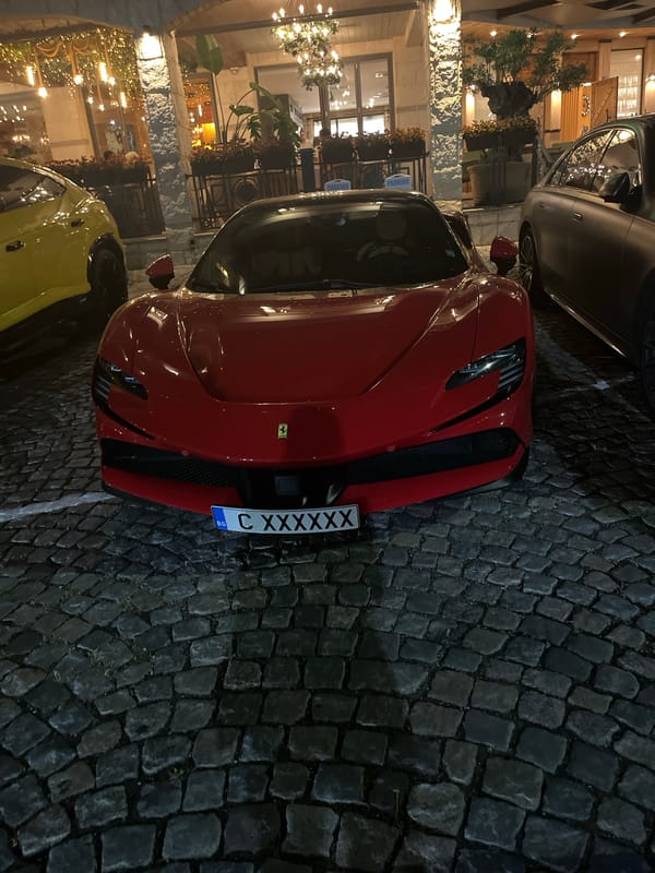 Ferrari on cobblestones and a glowing nightclub in Sozopol