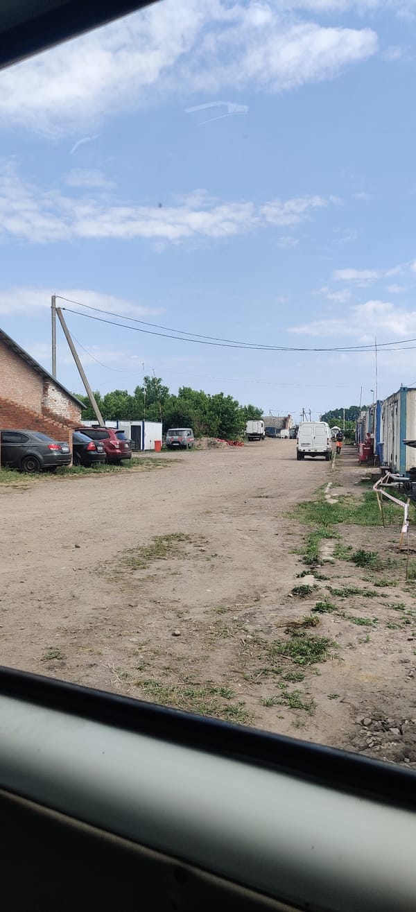 Modular buildings documented in rural Rizunenkove, Ukraine