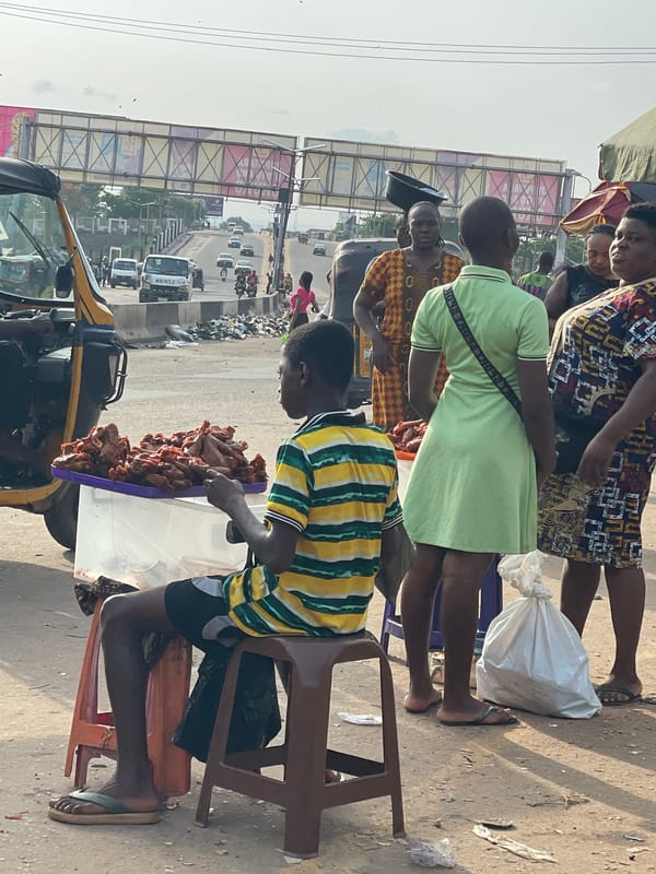 Daily marketplace activity documented in Nkpor, Nigeria