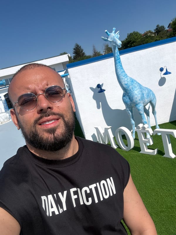 Morning visitors explore colorful sculpture park in Bulgarian village
