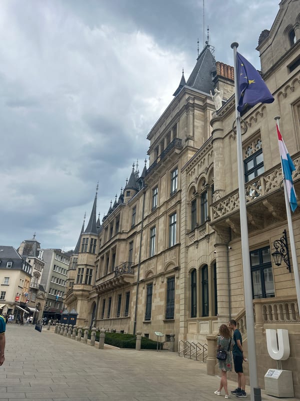 Exploring Luxembourg City's historic core and civic landmarks
