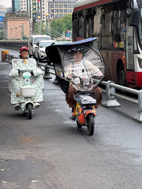 Morning street life captured across Qingyang District, China