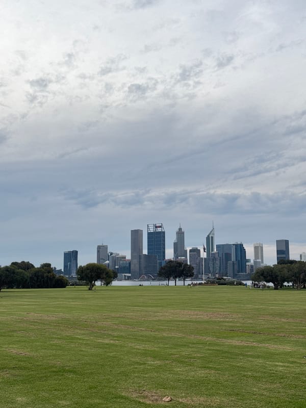 Morning scenes captured across South Perth walkways and skyline