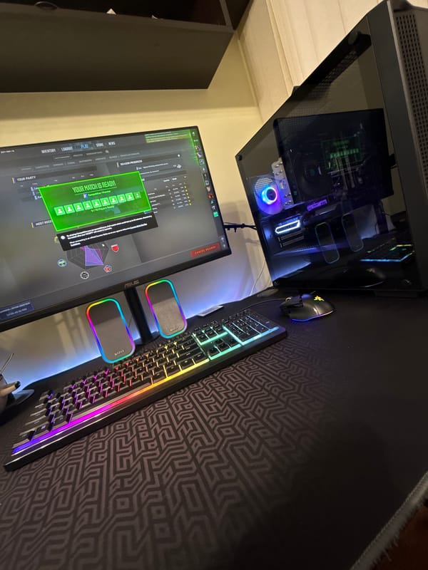 Gaming setup documented in Shumen, Bulgaria