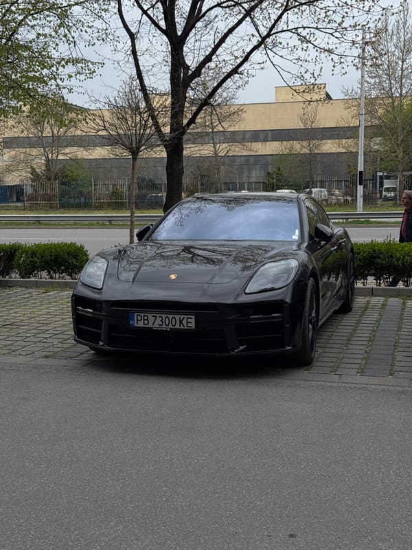 Luxury cars spotted during photo session in Plovdiv