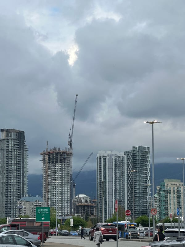 Urban development and transit activity observed in Coquitlam