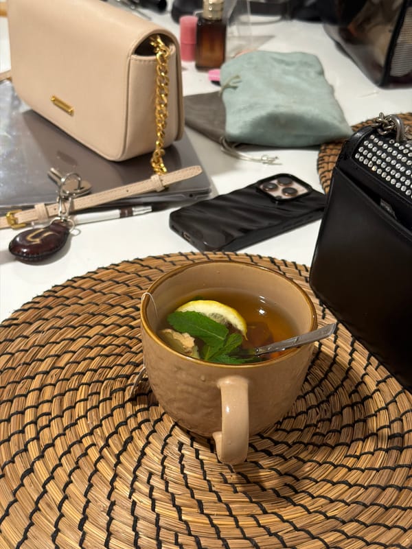 Evening tarot reading with herbal tea in Valencia home